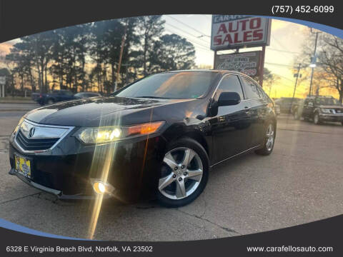 2012 Acura TSX for sale at Carafello's Auto Sales in Norfolk VA