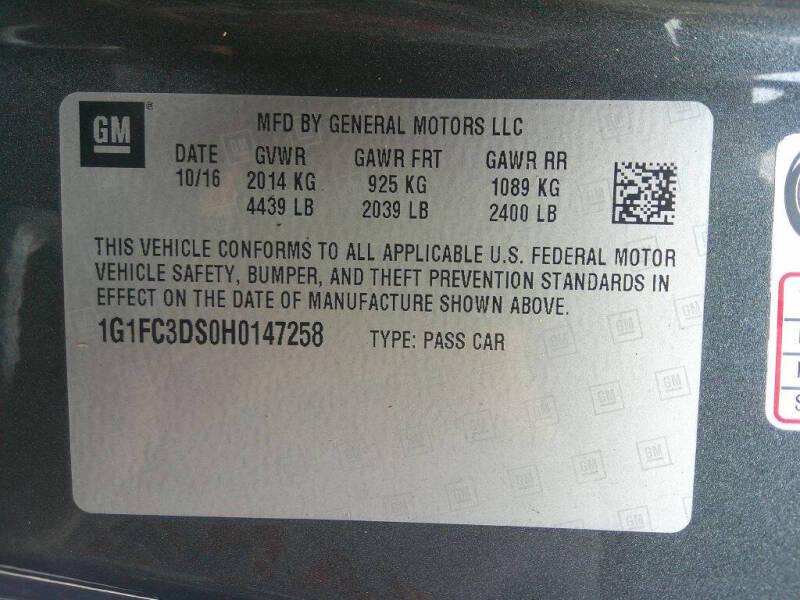 2017 Chevrolet Camaro LT