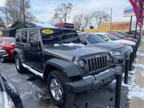 2016 Jeep Wrangler Unlimited for sale at Great Lakes Auto House in Midlothian IL