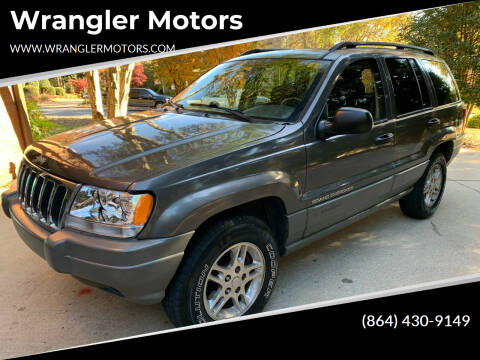 2002 Jeep Grand Cherokee for sale at Wrangler Motors in Spartanburg SC