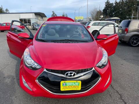 2013 Hyundai Elantra Coupe for sale at Federal Way Auto Sales in Federal Way WA
