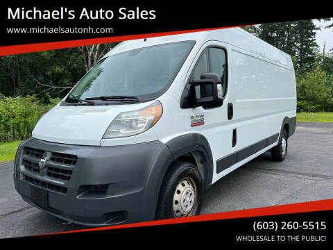 2014 RAM ProMaster for sale at Michael's Auto Sales in Derry NH