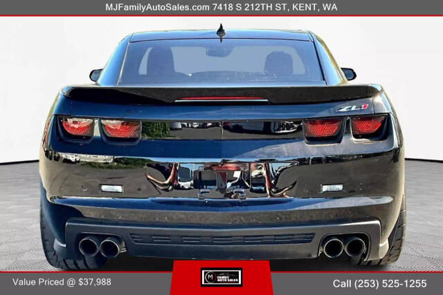 2013 Chevrolet Camaro for sale at MJ FAMILY AUTO SALES in Kent, WA