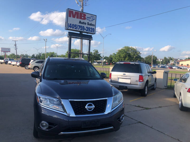 2013 Nissan Pathfinder for sale at MB Auto Sales in Oklahoma City OK