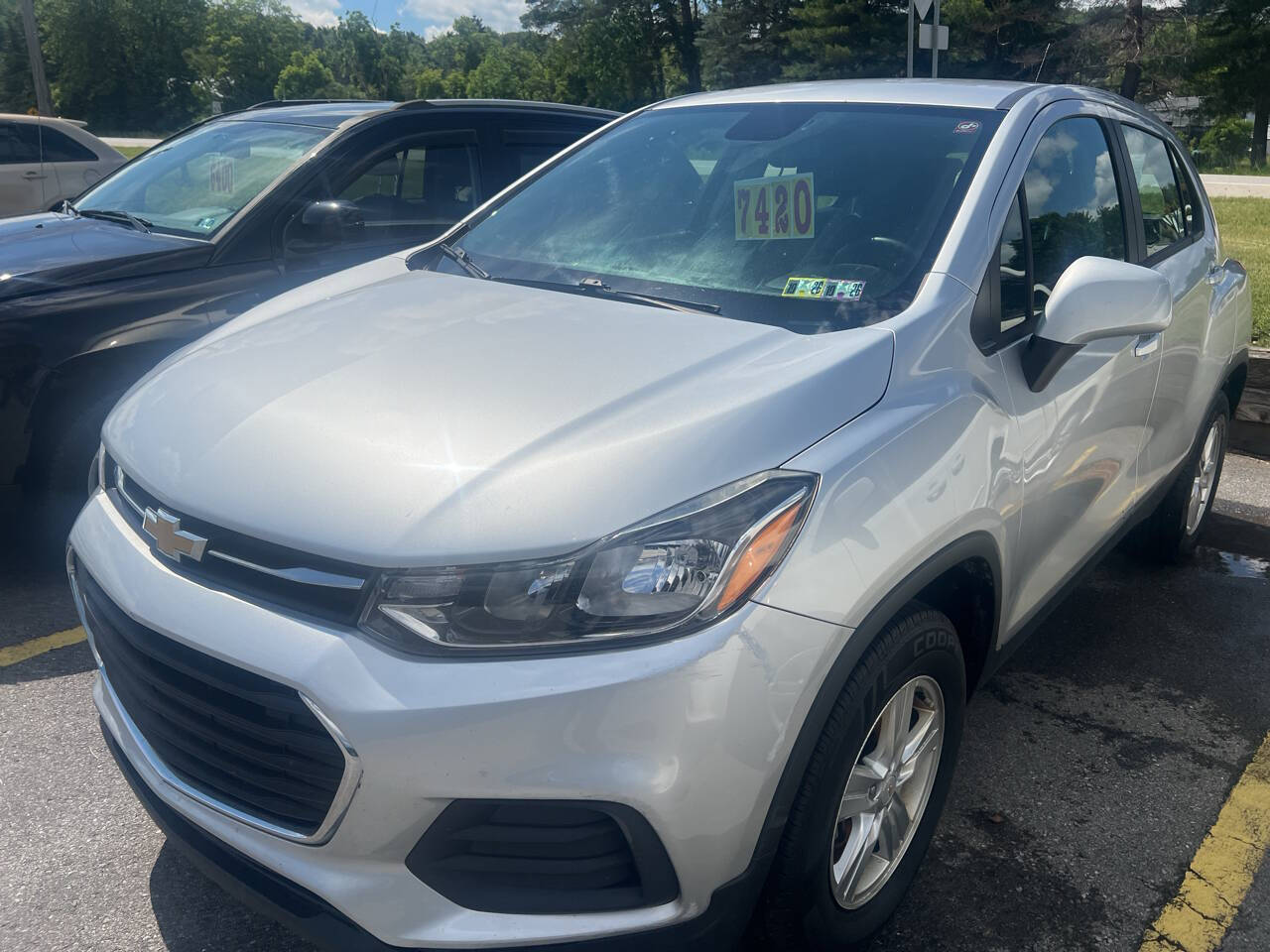 Silver 2018 Chevrolet Trax LS AWD LS 4dr Crossover 2