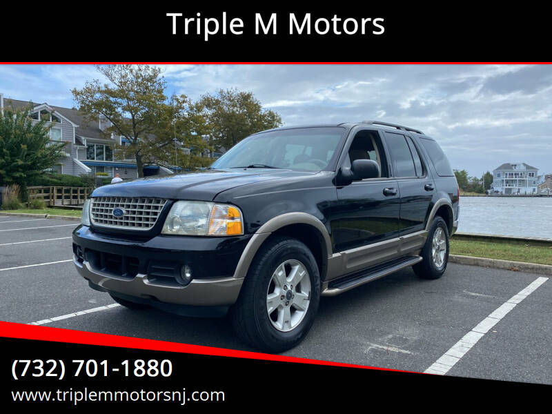 2003 Ford Explorer for sale at Triple M Motors in Point Pleasant NJ