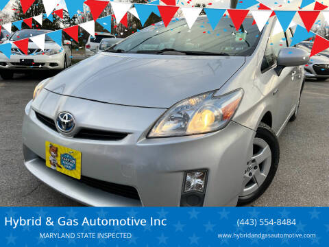 2010 Toyota Prius for sale at Hybrid & Gas Automotive Inc in Aberdeen MD