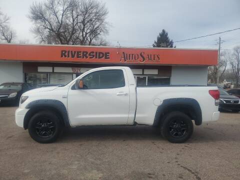 2007 Toyota Tundra for sale at RIVERSIDE AUTO SALES in Sioux City IA