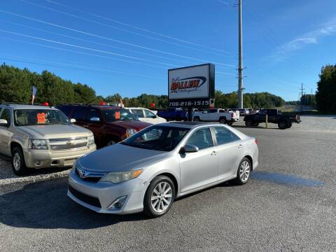 2012 Toyota Camry for sale at Billy Ballew Motorsports in Dawsonville GA