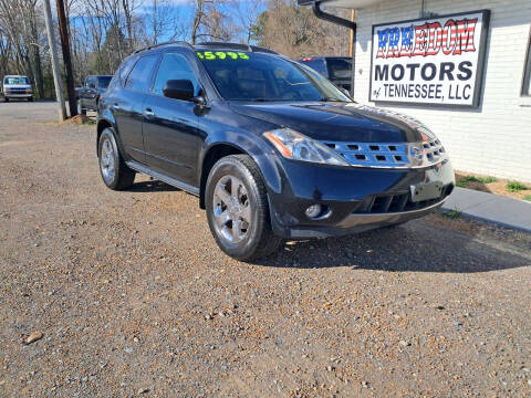2003 Nissan Murano for sale at Freedom Motors of Tennessee, LLC in Dickson TN