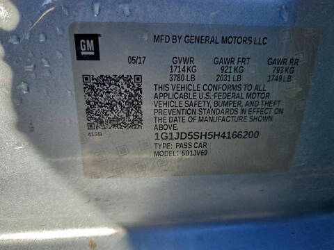 2017 Chevrolet Sonic LT Auto