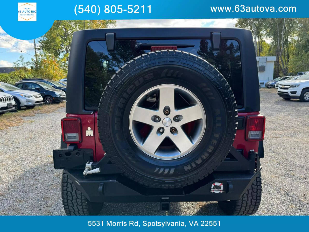 2007 Jeep Wrangler Unlimited for sale at 63 Auto Inc in Spotsylvania, VA