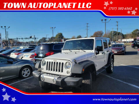 2015 Jeep Wrangler Unlimited for sale at TOWN AUTOPLANET LLC in Portsmouth VA