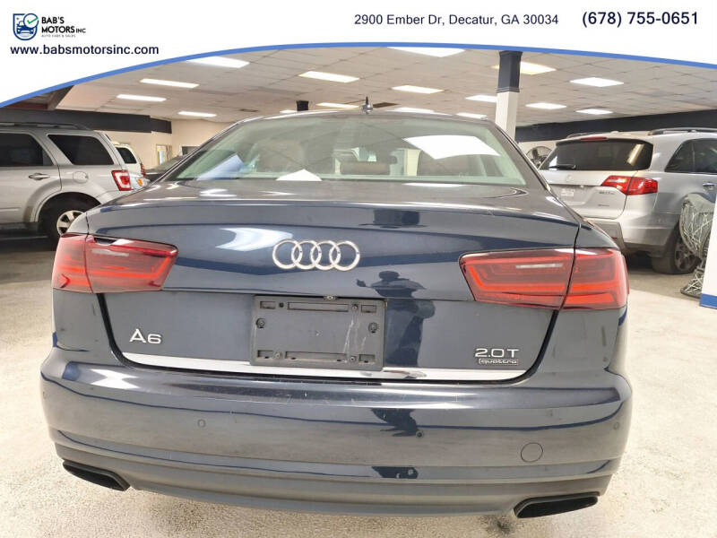 2016 Audi A6 2.0T quattro Premium Plus