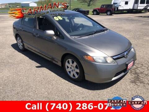 2008 Honda Civic for sale at Carmans Used Cars & Trucks in Jackson OH