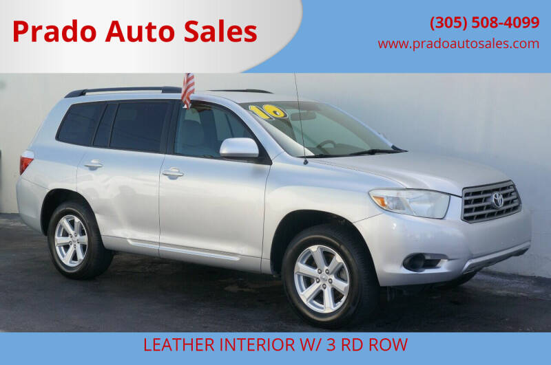 2010 Toyota Highlander for sale at Prado Auto Sales in Miami FL