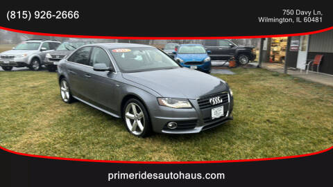 2012 Audi A4 for sale at Prime Rides Autohaus in Wilmington IL