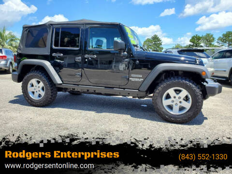 2010 Jeep Wrangler Unlimited for sale at Rodgers Enterprises in North Charleston SC