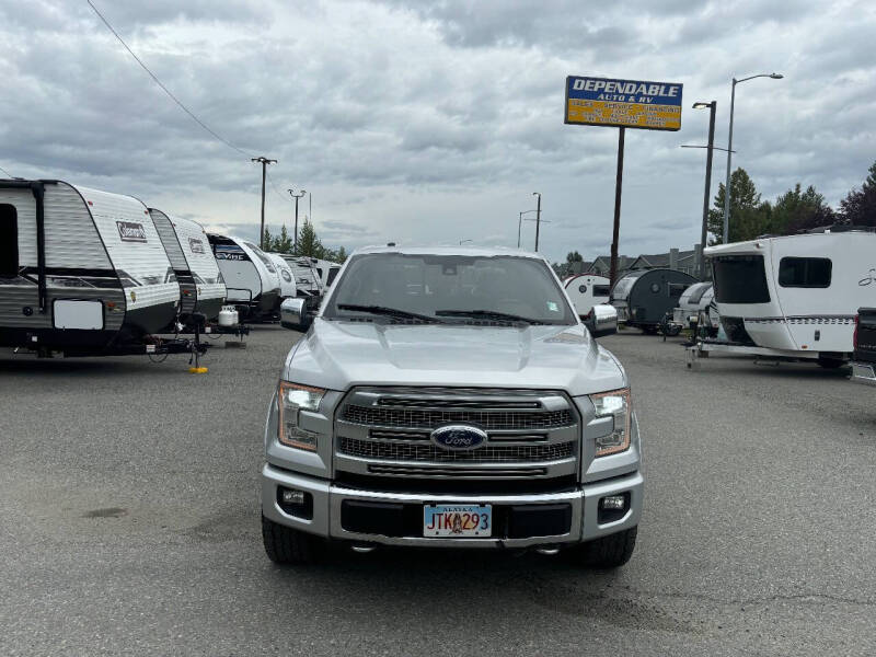 Used 2016 Ford F-150 Platinum with VIN 1FTEW1EG7GFA92800 for sale in Anchorage, AK