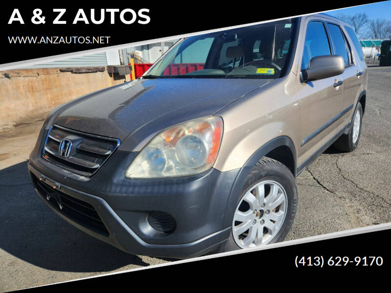 2006 Honda CR-V for sale at A & Z AUTOS in Westfield MA