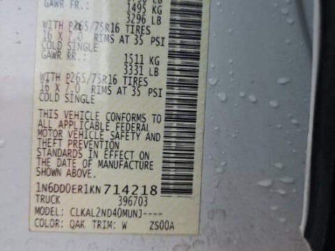 2019 Nissan Frontier Desert Runner