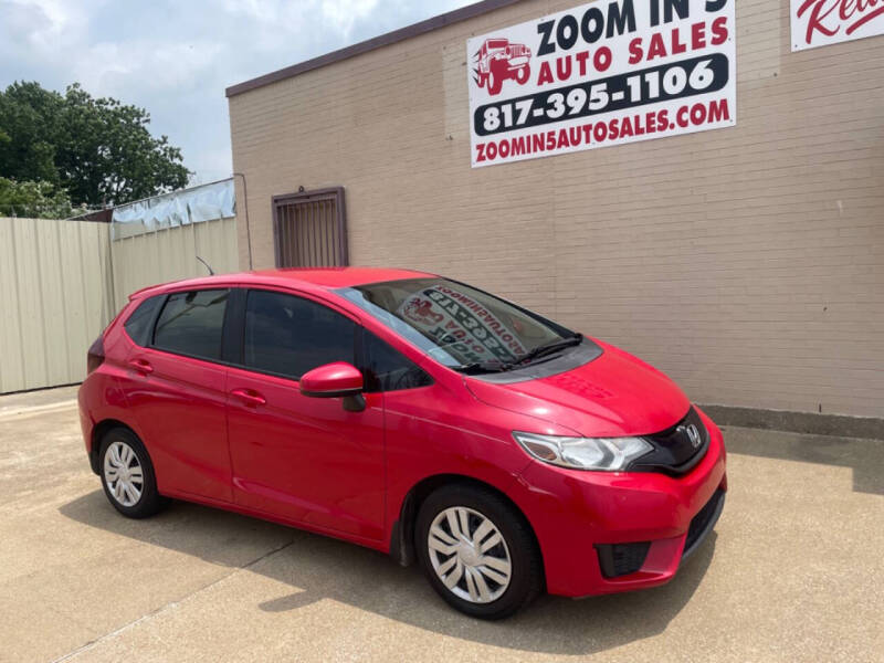 2016 Honda Fit for sale at Zoom In 5 Auto Sales in Fort Worth TX