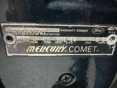 1966 Mercury Comet