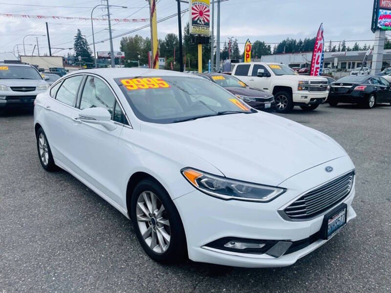 2017 Ford Fusion for sale at New Creation Auto Sales in Everett, WA