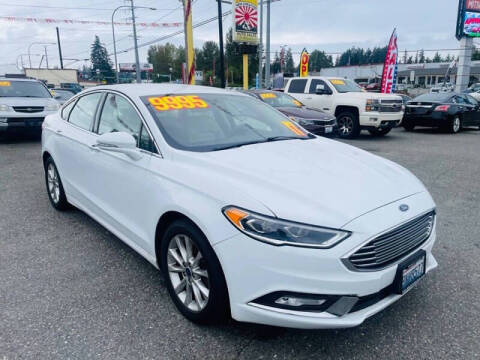 2017 Ford Fusion for sale at New Creation Auto Sales in Everett WA