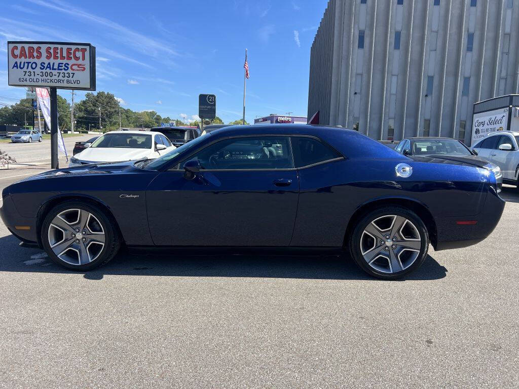 Blue 2013 Dodge Challenger R/T R/T 2dr Coupe 1