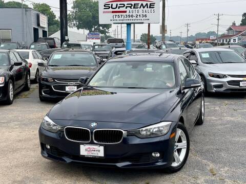 2015 BMW 3 Series for sale at Supreme Auto Sales in Chesapeake VA