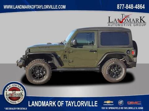 2021 Jeep Wrangler for sale at LANDMARK OF TAYLORVILLE in Taylorville IL