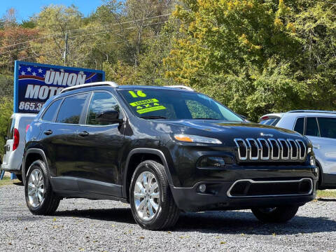 2016 Jeep Cherokee for sale at Union Motors in Seymour TN
