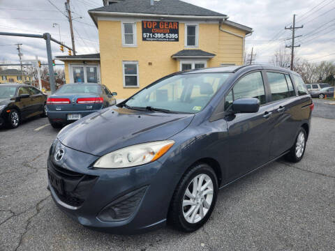 2012 Mazda MAZDA5 for sale at Top Gear Motors in Winchester VA