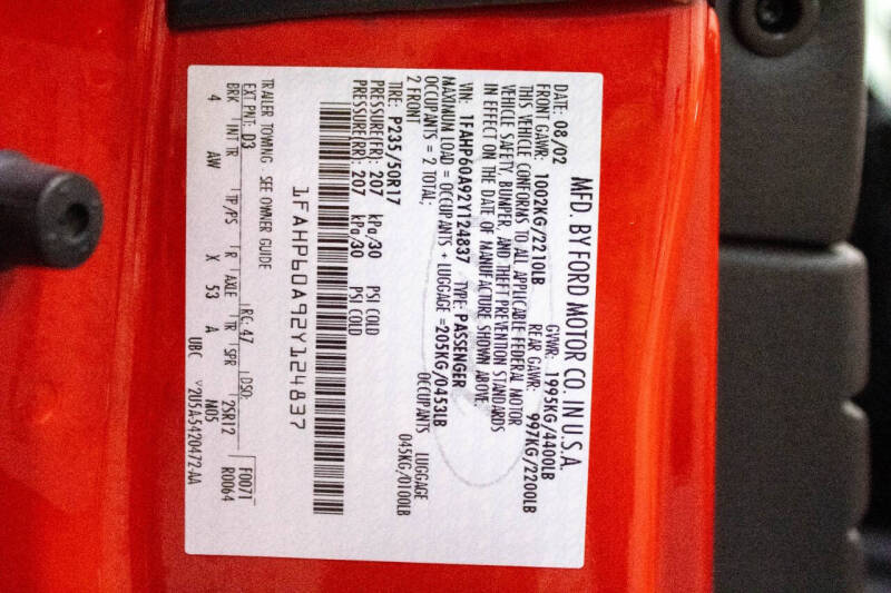 2002 Ford Thunderbird Deluxe