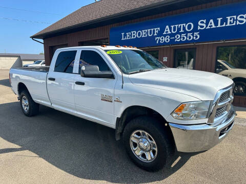 2018 RAM 2500 for sale at LeBoeuf Auto Sales in Waterford PA