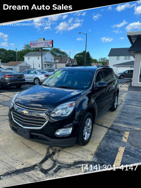 2016 Chevrolet Equinox for sale at Dream Auto Sales in South Milwaukee WI