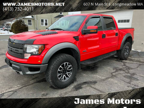 2012 Ford F-150 for sale at James Motors Inc. in East Longmeadow MA
