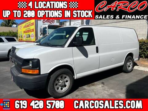 2012 Chevrolet Express for sale at CARCO SALES & FINANCE in Chula Vista CA