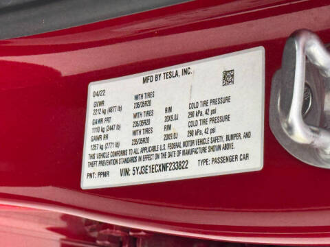 2022 Tesla Model 3 Performance