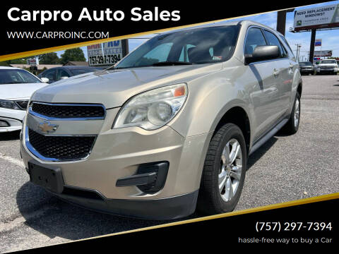 2011 Chevrolet Equinox for sale at Carpro Auto Sales in Chesapeake VA