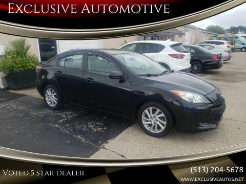 2012 Mazda MAZDA3 for sale at Exclusive Automotive in West Chester OH
