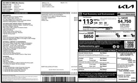 2023 Kia Niro EV Wind