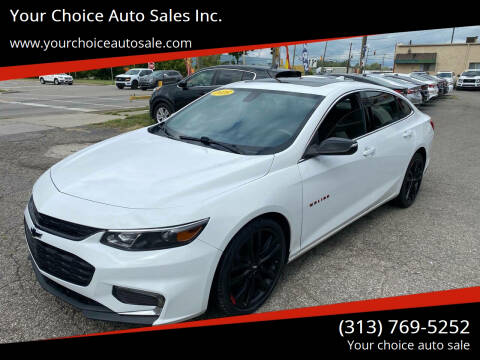 2018 Chevrolet Malibu for sale at Your Choice Auto Sales Inc. in Dearborn MI