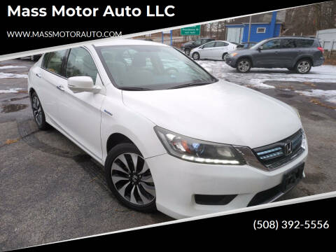 2015 Honda Accord Hybrid for sale at Mass Motor Auto LLC in Millbury MA