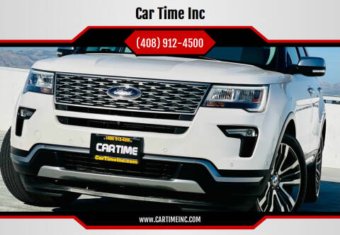 2018 Ford Explorer for sale at Car Time Inc in San Jose CA