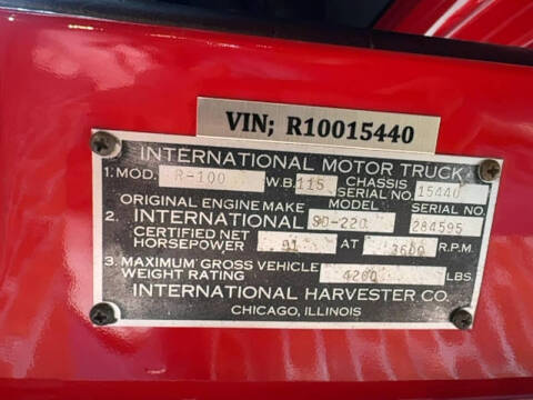 1955 International R-100