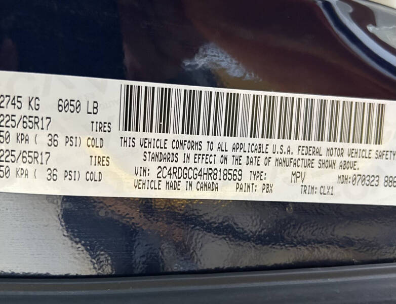 2017 Dodge Grand Caravan SXT