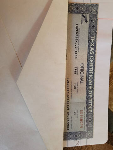 1988 Pontiac Firebird Trans Am GTA