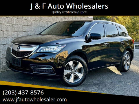 2014 Acura MDX for sale at J & F Auto Wholesalers in Waterbury CT